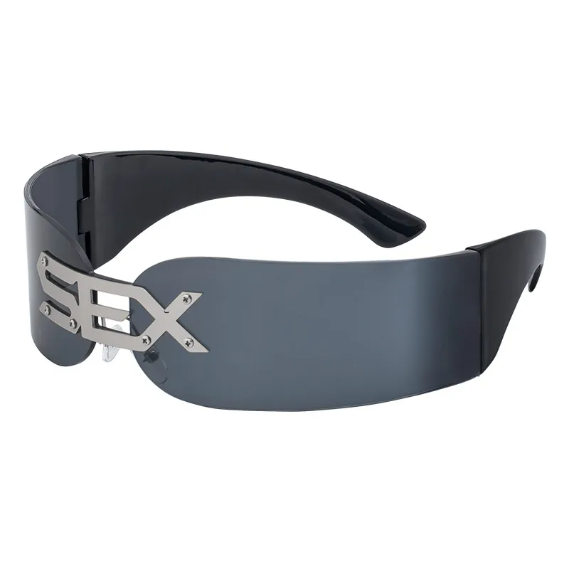 Okulary przeciwsłoneczne sportowe Dark Soul Square Frameless – casualowe, streetwearowe, z ochroną UV400