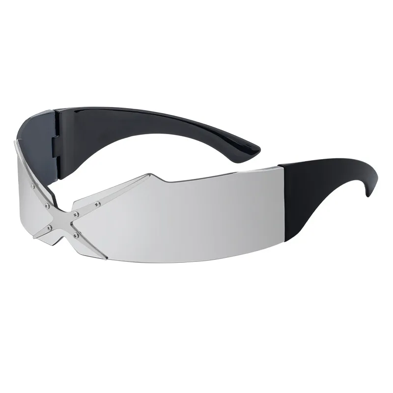 Okulary przeciwsłoneczne sportowe Dark Soul Square Frameless – casualowe, streetwearowe, z ochroną UV400