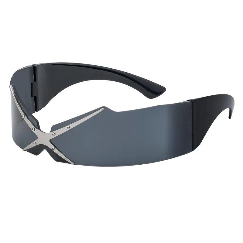 Okulary przeciwsłoneczne sportowe Dark Soul Square Frameless – casualowe, streetwearowe, z ochroną UV400