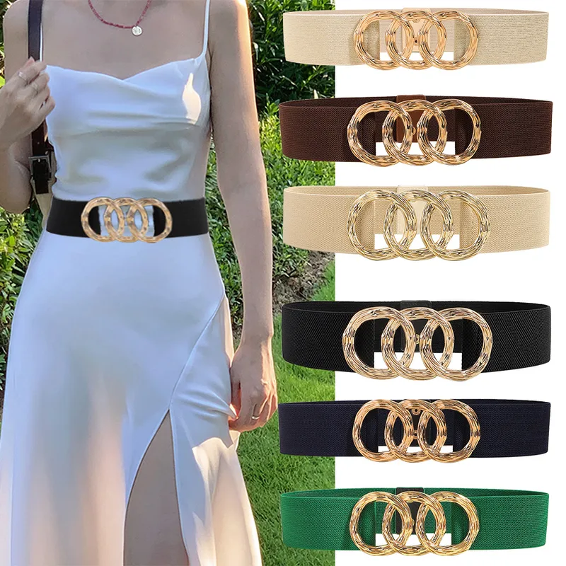Dark Soul Fashion Round Metal Chain Belt for Women