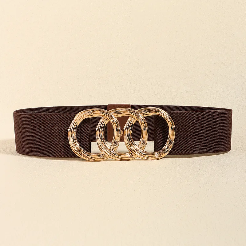 Dark Soul Fashion Round Metal Chain Belt for Women