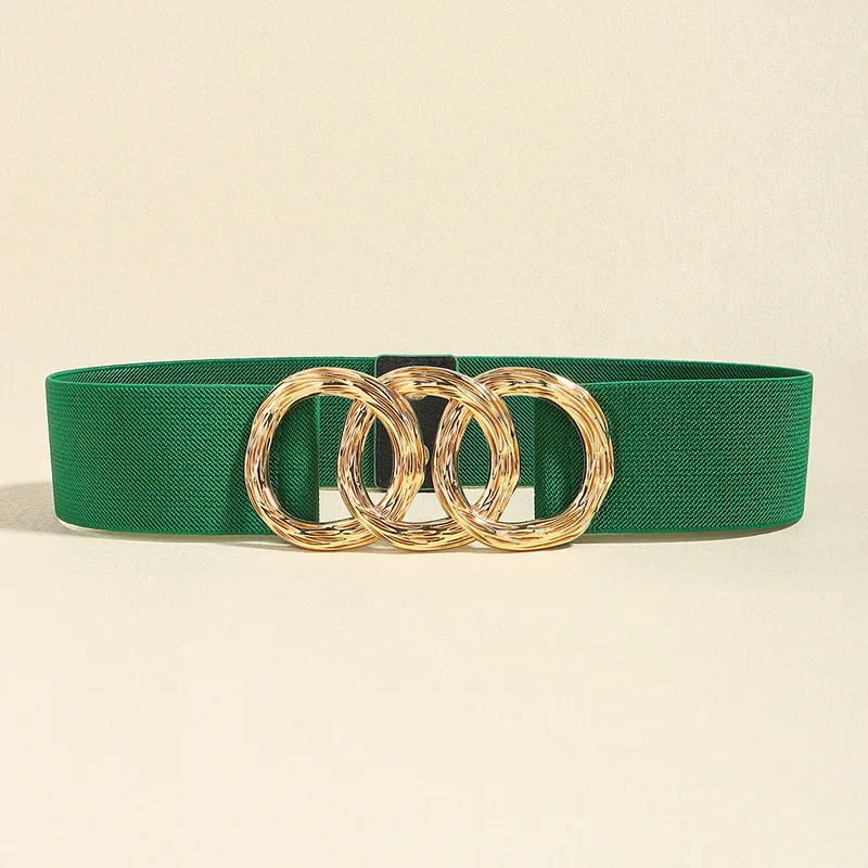 Dark Soul Fashion Round Metal Chain Belt for Women