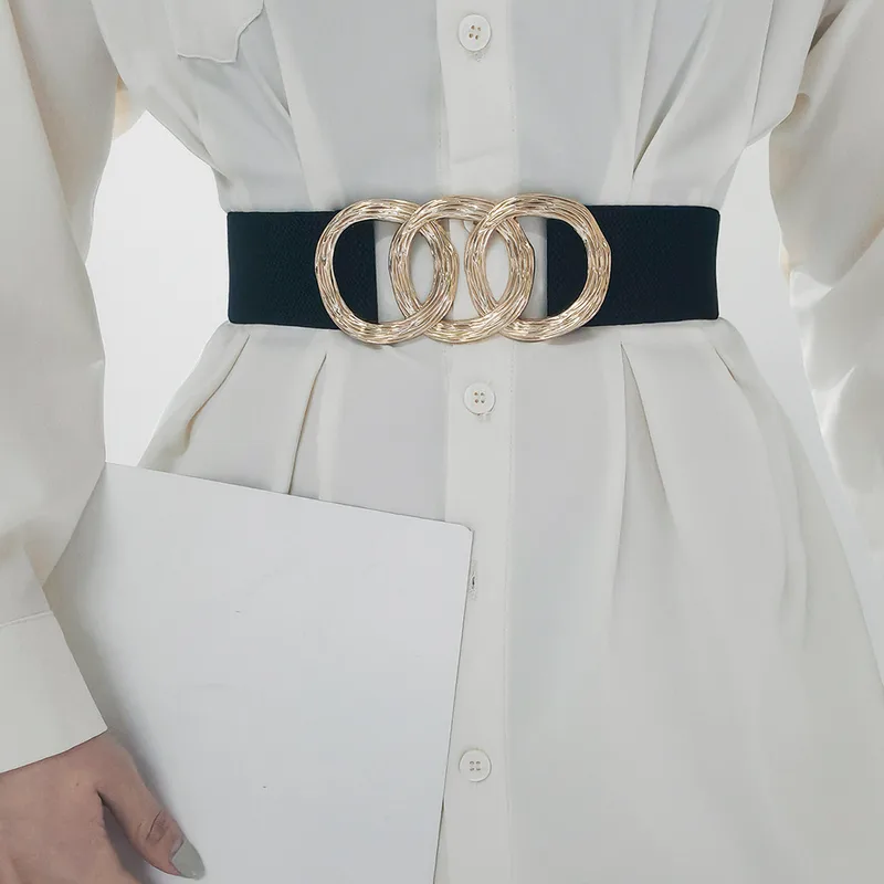Dark Soul Fashion Round Metal Chain Belt for Women
