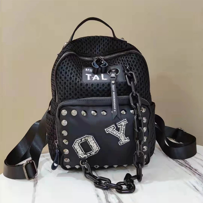 Luksusowy plecak-torebka w stylu vintage Dark Soul dla kobiet – designerska, wysokiej jakości torba o dużej pojemności 