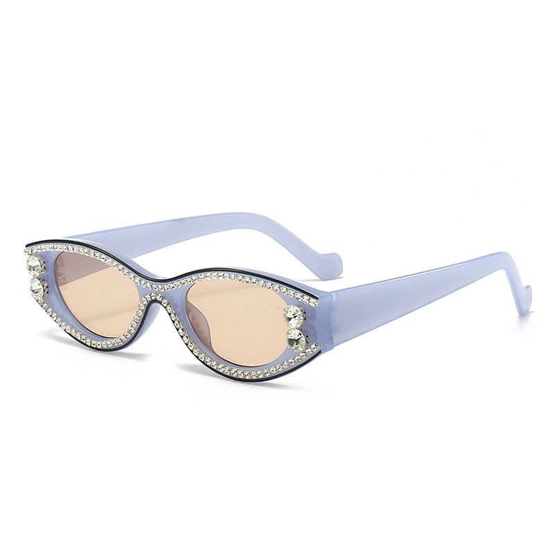 Okulary przeciwsłoneczne damskie Dark Soul Punk Streetwear Cat Eye – pełna oprawka, ochrona UV400 