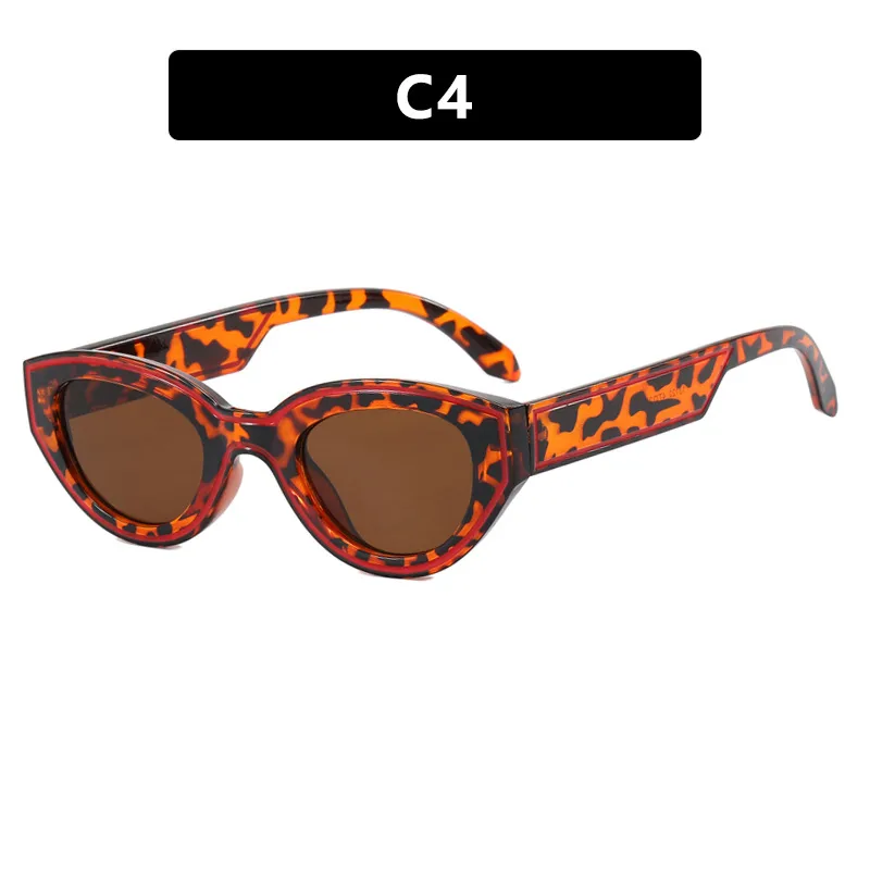 Okulary przeciwsłoneczne Dark Soul Unisex Spot Paint Cat Eye w stylu retro, modne w stylu ulicznym 