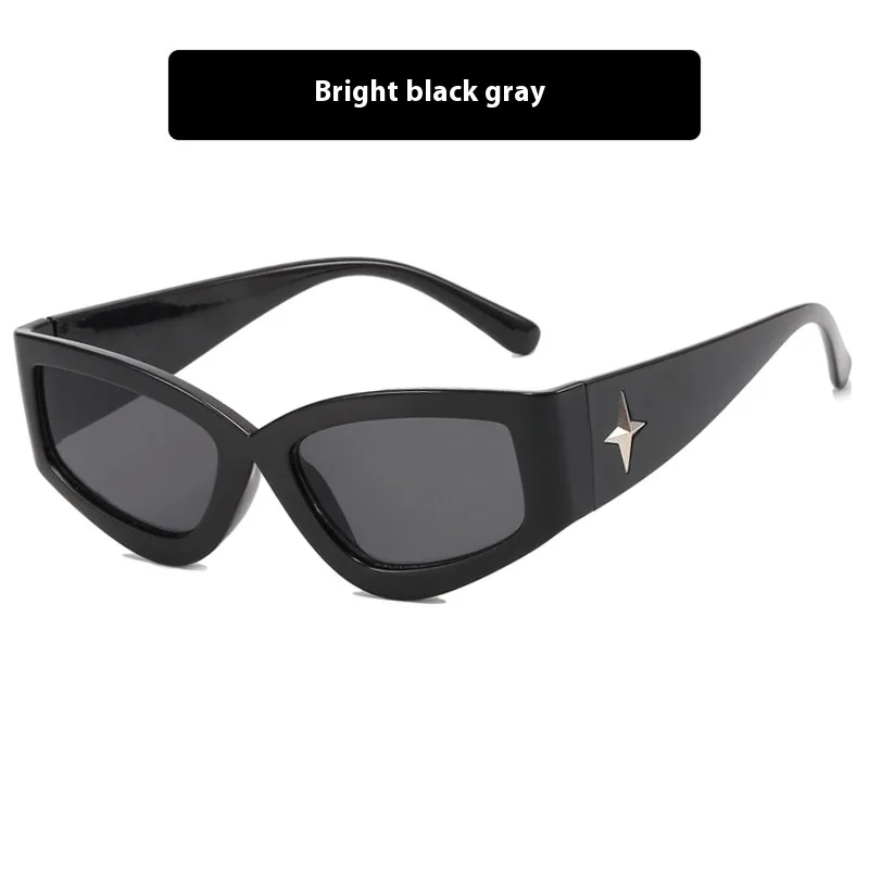Okulary przeciwsłoneczne damskie Dark Soul Punk Street Special-Shaped – pełna oprawka, ochrona UV400 