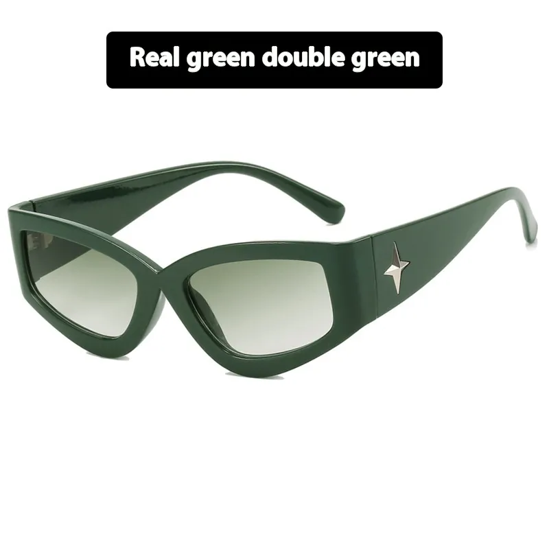 Okulary przeciwsłoneczne damskie Dark Soul Punk Street Special-Shaped – pełna oprawka, ochrona UV400 