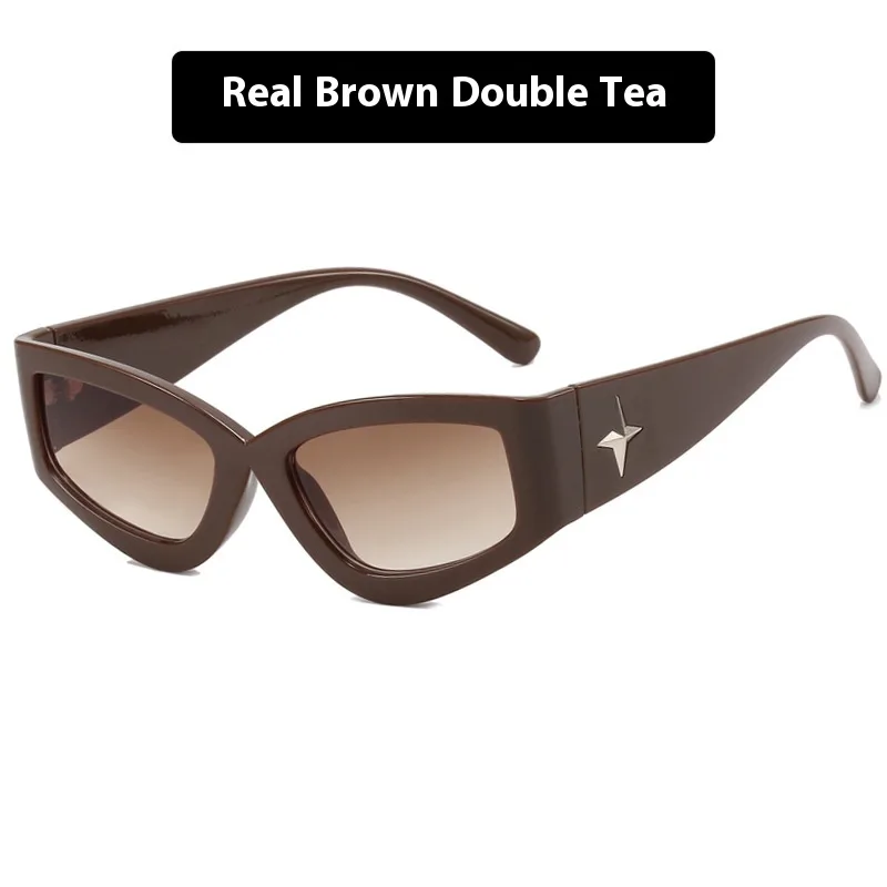 Okulary przeciwsłoneczne damskie Dark Soul Punk Street Special-Shaped – pełna oprawka, ochrona UV400 