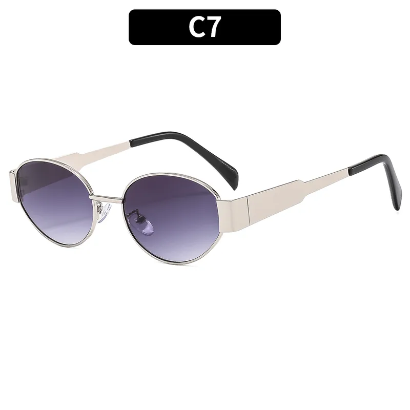 Okulary przeciwsłoneczne damskie Dark Soul w stylu vintage, owalne, jednolity kolor, ochrona UV400