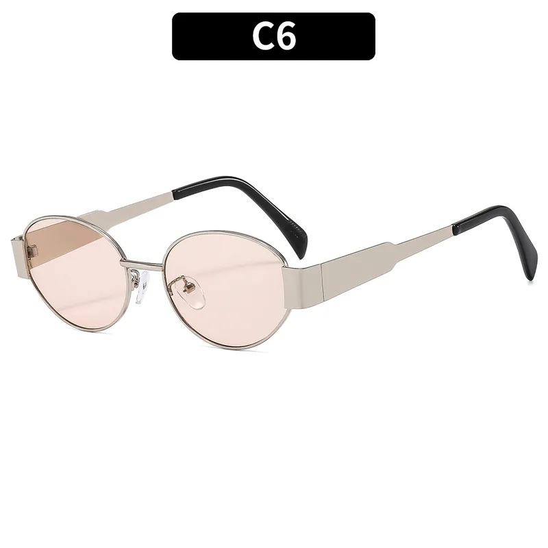 Okulary przeciwsłoneczne damskie Dark Soul w stylu vintage, owalne, jednolity kolor, ochrona UV400